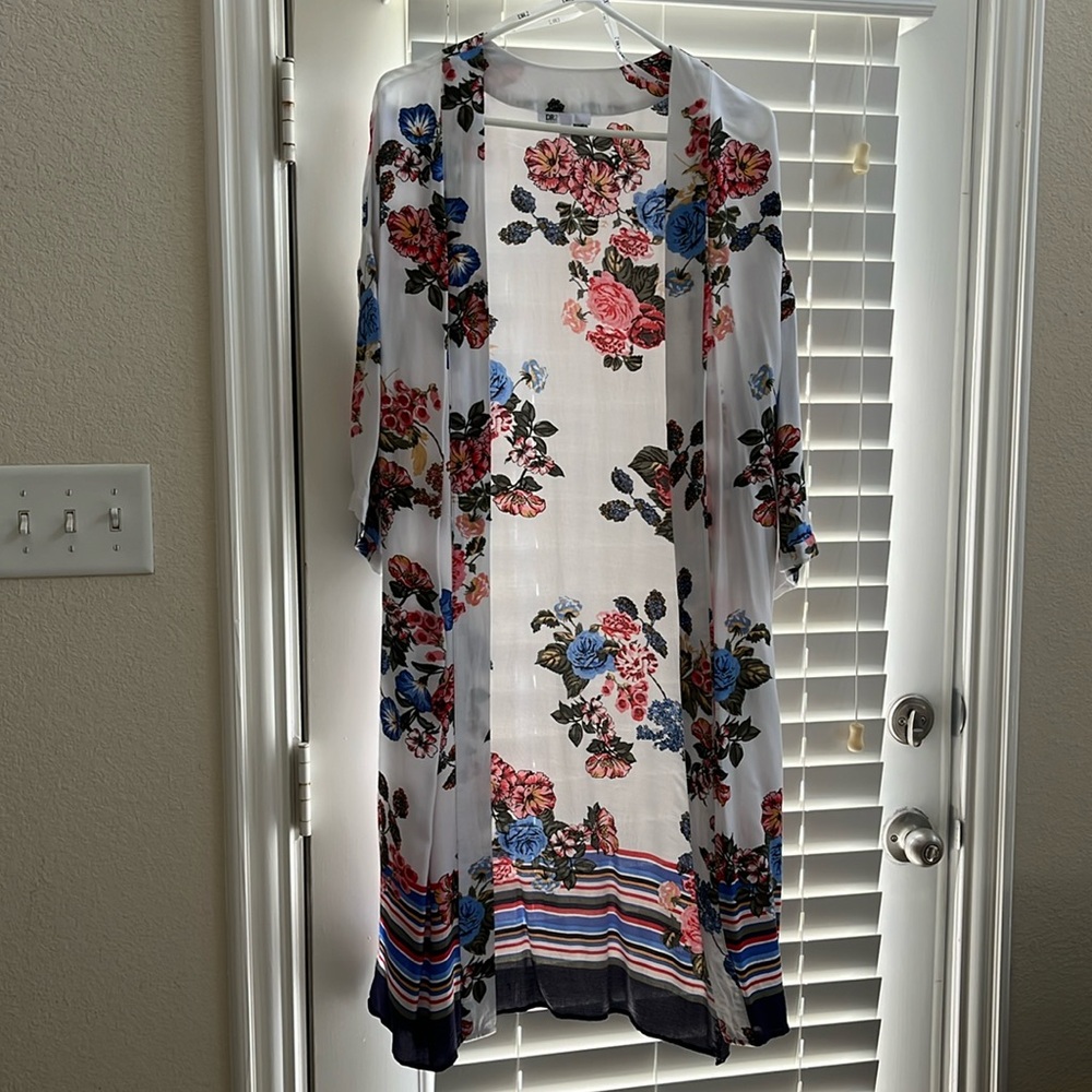 DR2 Floral Duster Cardigan S or M